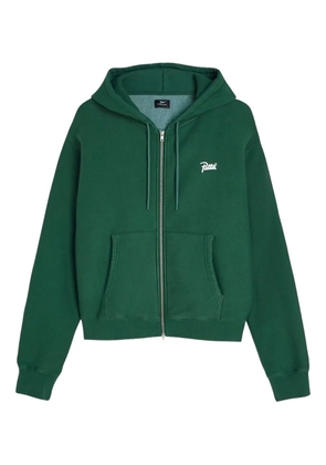 PATTA zip-fastening hoodie - Green