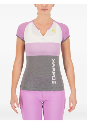 KARPOS Moved Evo W raglan-sleeve colourblock T-shirt - Pink