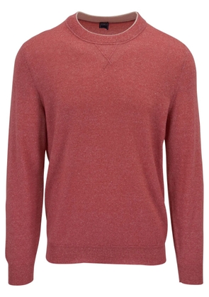 Fedeli David cashmere-linen blend jumper - Red