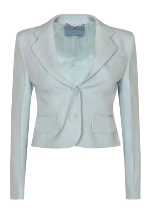 Ermanno Scervino single-breasted cropped jacket - Blue