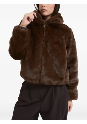 Save The Duck faux-fur jacket - Brown