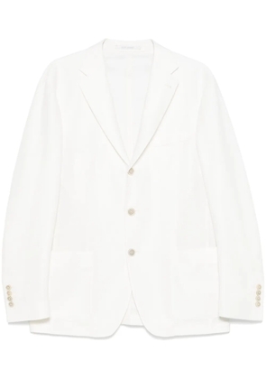 Eleventy textured blazer - White