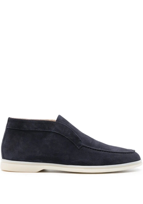 Scarosso Leonardo suede ankle boots - Blue