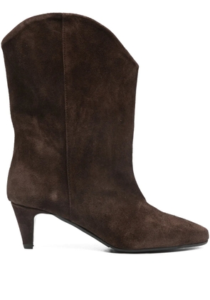 Gisel Moire 60mm Enea boots - Brown