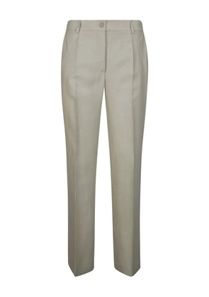 P.A.R.O.S.H. pleated straight trousers - Grey