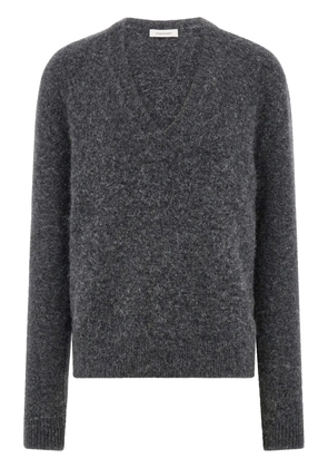 Ferragamo v-neck jumper - Grey