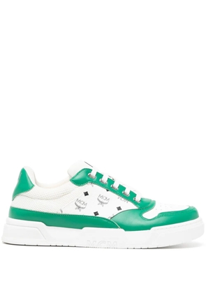 MCM Skyward monogram-print low-top sneakers - Green