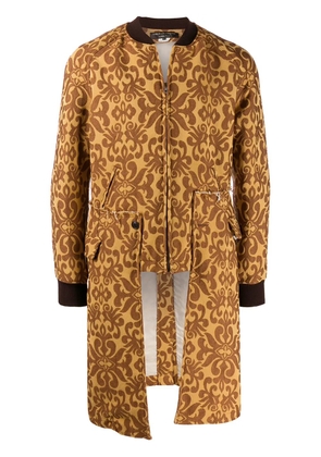 Comme Des Garçons Pre-Owned double layer coat - Neutrals