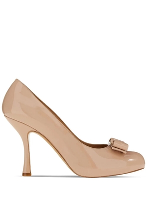 Ferragamo Vara bow mid-heel pumps - Neutrals