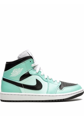 Jordan Air Jordan 1 Mid 'Aqua Black' sneakers - Green