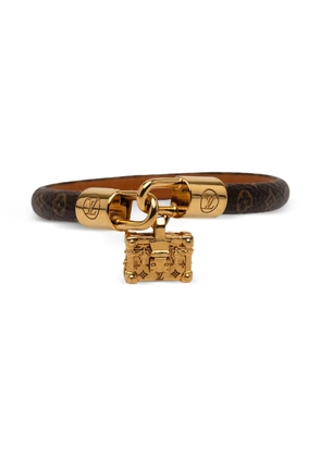 Louis Vuitton Pre-Owned 2021 Monogram Petite Malle Keep It Bracelet costume bracelet - Brown