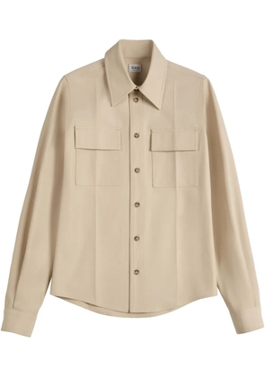 Tod's pressed-crease shirt - Neutrals