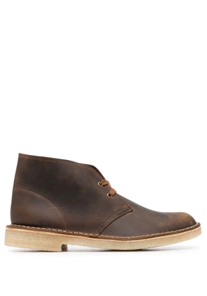 Clarks Originals leather desert boots - Brown
