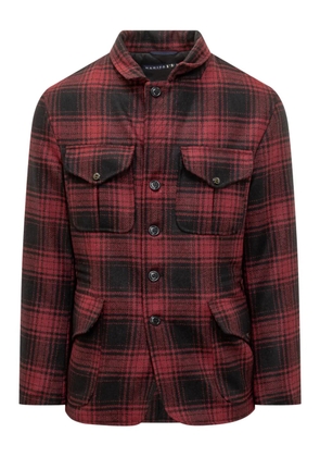 Ceccarelli check shirt jacket - Red