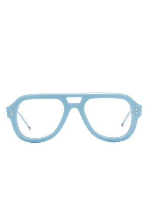 Thom Browne Eyewear pilot-frame glasses - Blue