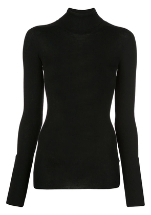 WARDROBE.NYC x The Woolmark Company Release 05 roll-neck ribbed jumper - Black