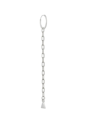 Coup De Coeur Skinny Chain hoop earring - Metallic