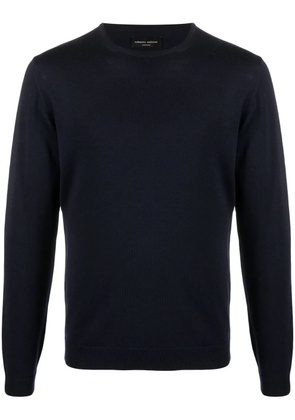 Roberto Collina crew-neck pullover jumper - Blue