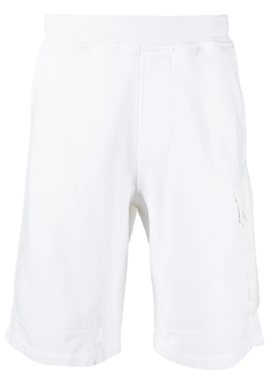 Ten C side flap-pocket detail shorts - White