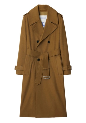 Burberry belted cashmere trench coat - Brown