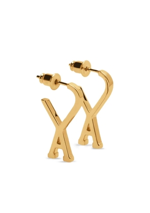 AMI Paris small Ami de Coeur hoop earrings - Gold