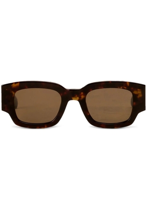 AMI Paris tortoiseshell-effect sunglasses - Brown