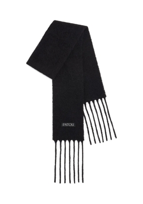Patou fringed scarf - Black