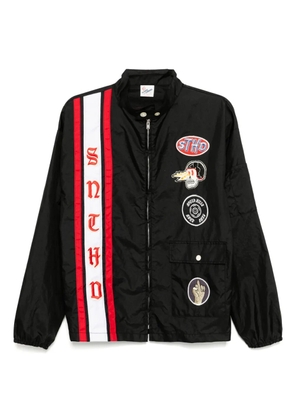 SAINT MXXXXXX badges zip-up jacket - Black