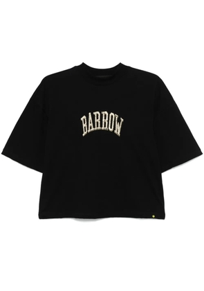 BARROW logo-embroidered T-shirt - Black