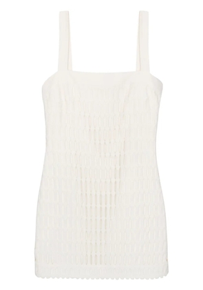 Simkhai Artemis cotton minidress - White