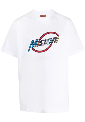 Missoni logo-print cotton T-shirt - White