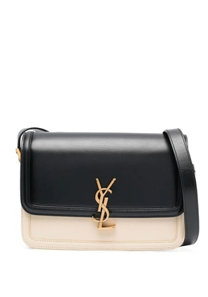 Saint Laurent Solferino two-tone shoulder bag - Black