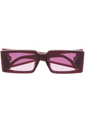 Marcelo Burlon County of Milan Eyewear Fagus square-frame sunglasses - Red