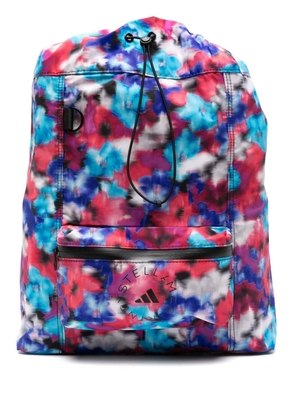 adidas by Stella McCartney logo-print backpack - Blue