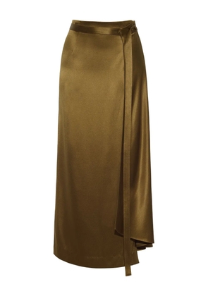 Adam Lippes Bruna silk skirt - Green