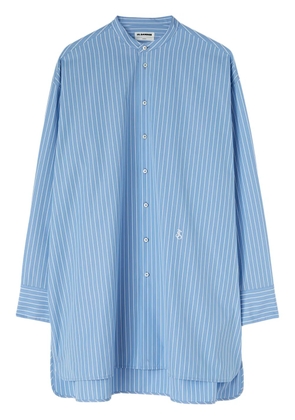 Jil Sander Sunday striped cotton shirt - Blue