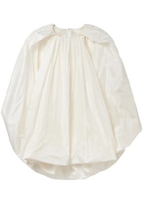 Stella McCartney Bubble cape-effect minidress - White