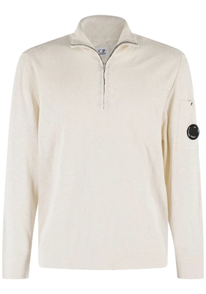 C.P. Company polo collar sweatshirt - White