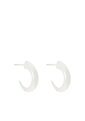 Shaun Leane sterling silver Cat Claw medium hoop earrings