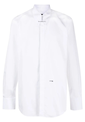 DSQUARED2 logo-print cotton shirt - White