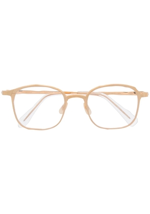 MASAHIROMARUYAMA MM-0014 oval-frame glasses - Gold