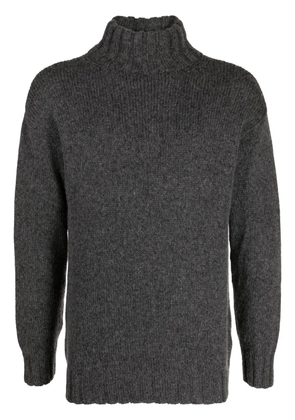 Forme D'expression high-neck ribbed jumper - Grey