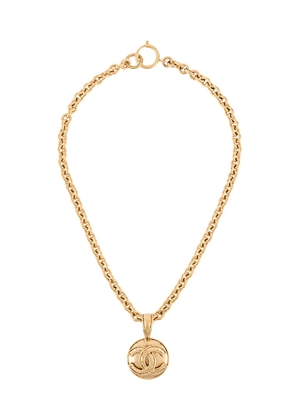 CHANEL Pre-Owned 1994 CC pendant necklace - Gold