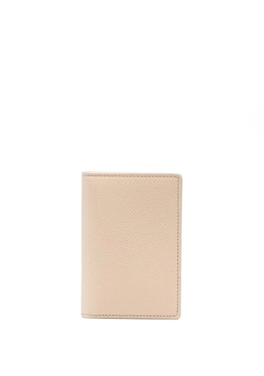 Maison Margiela four-stitch leather card holder - Neutrals