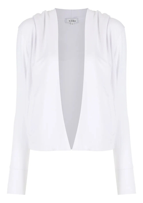 Amir Slama hooded open-front cardigan - White