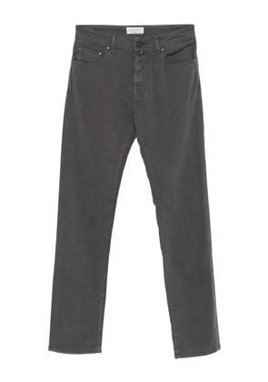 Jacob Cohën button-fly five-pocket trousers - Grey