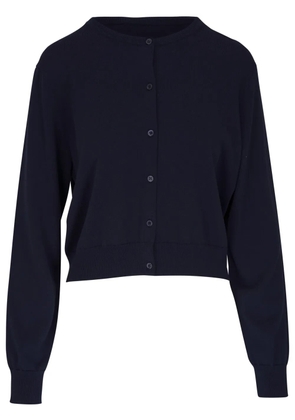 Carolina Herrera fine-knit round-neck cardigan - Blue
