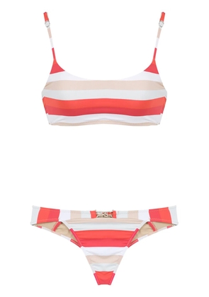 Amir Slama striped bikini set - Red