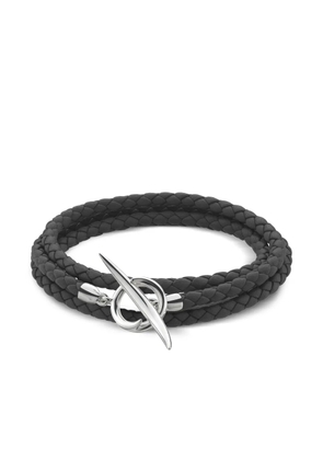 Shaun Leane Sterling Silver T-Bar Bracelet - Black