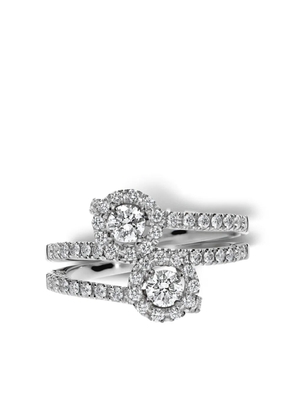 LEO PIZZO 18kt white gold Crops diamond ring - Silver
